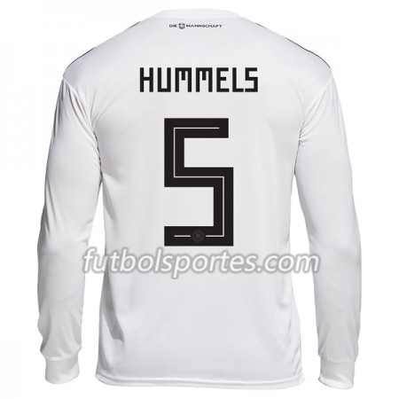 Camisetas Alemania Hummels 5 Primera Equipacion Mundial 2018 Manga Larga